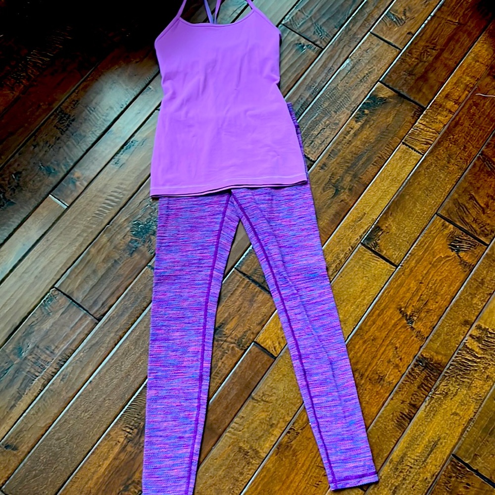 Ivivva size 10 2 piece outfit- pants and tank top